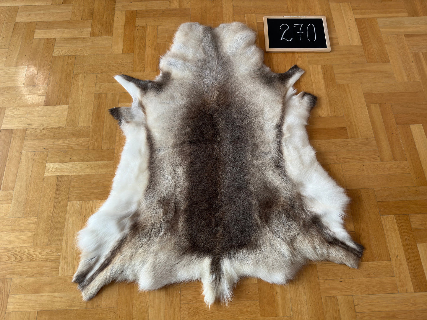 Reindeer Hide Exclusive Unique Giant Size 134 x 112 cm Reindeer Skin #270