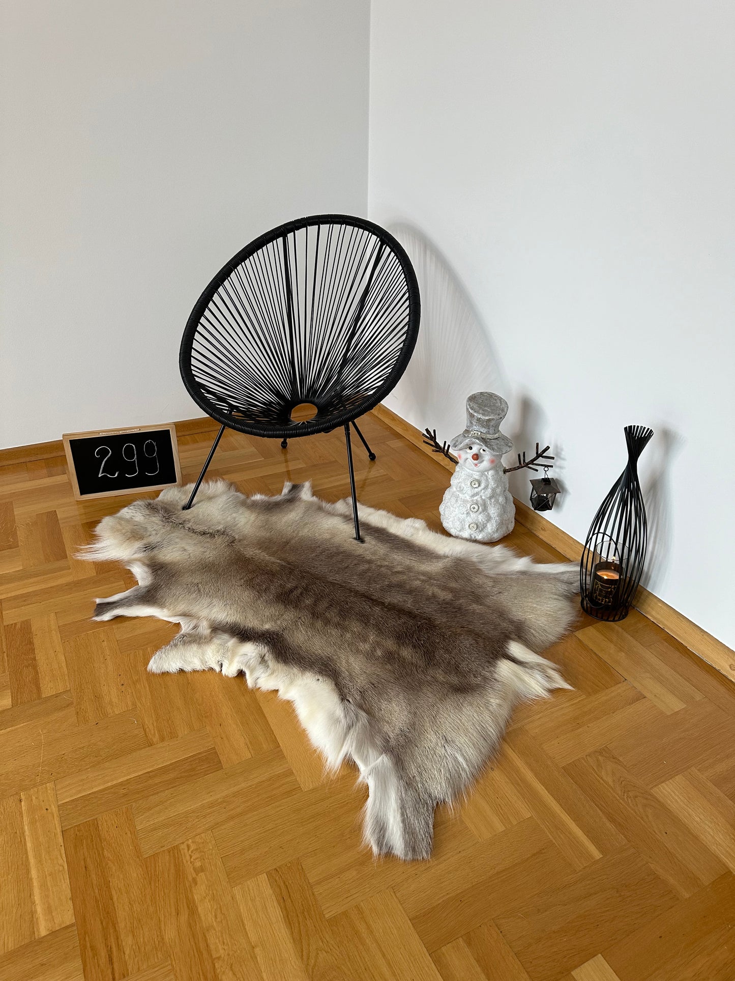 Reindeer Hide Exclusive Unique Giant Size 140 x 104 cm Reindeer Skin #299