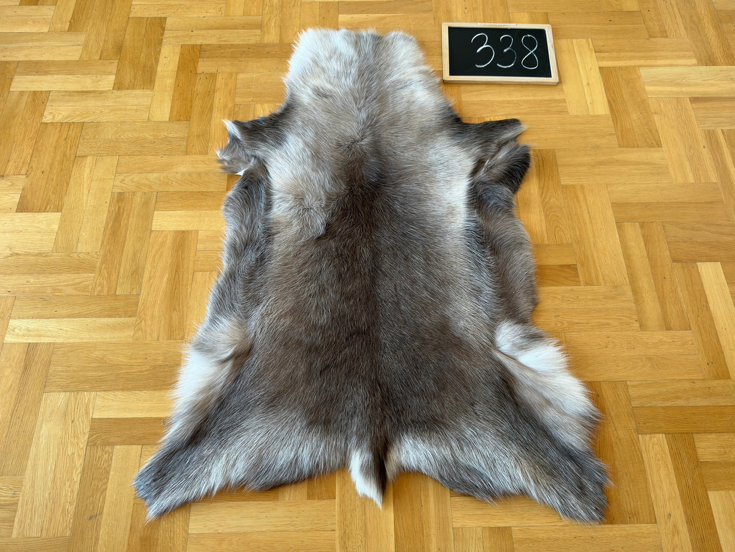 Luxurious Reindeer Hide Unique Giant Size 134 x 98 cm Reindeer Skin #338