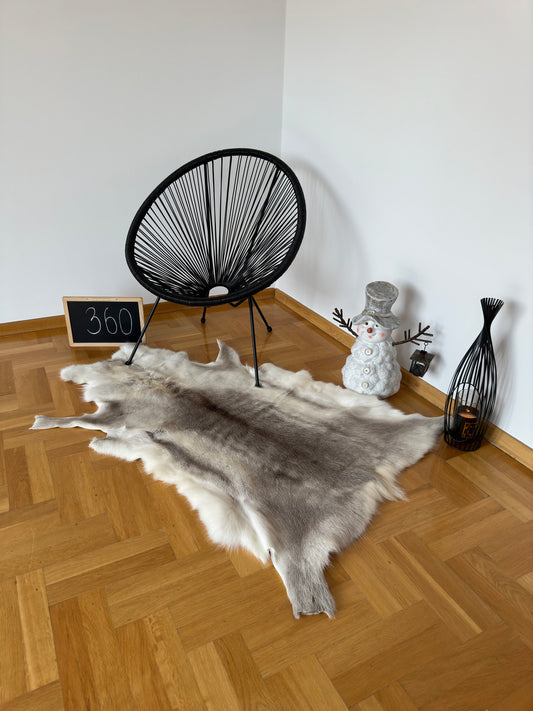 Luxurious Reindeer Hide Unique Giant Size 135 x 102 cm Reindeer Skin #360