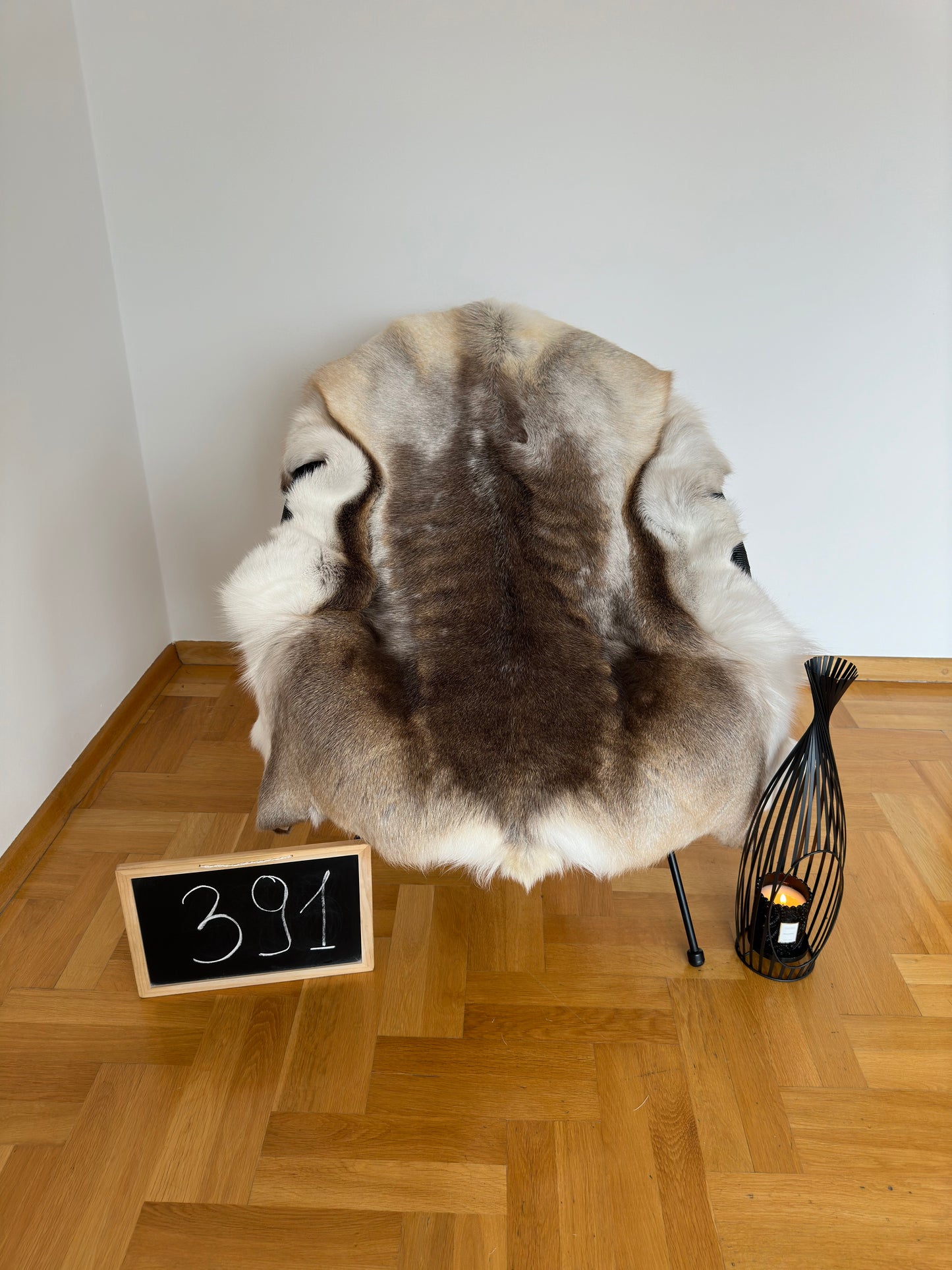 Reindeer Hide Giant 138 x 110 cm Authentic Nordic Decor Reindeer Skin #391