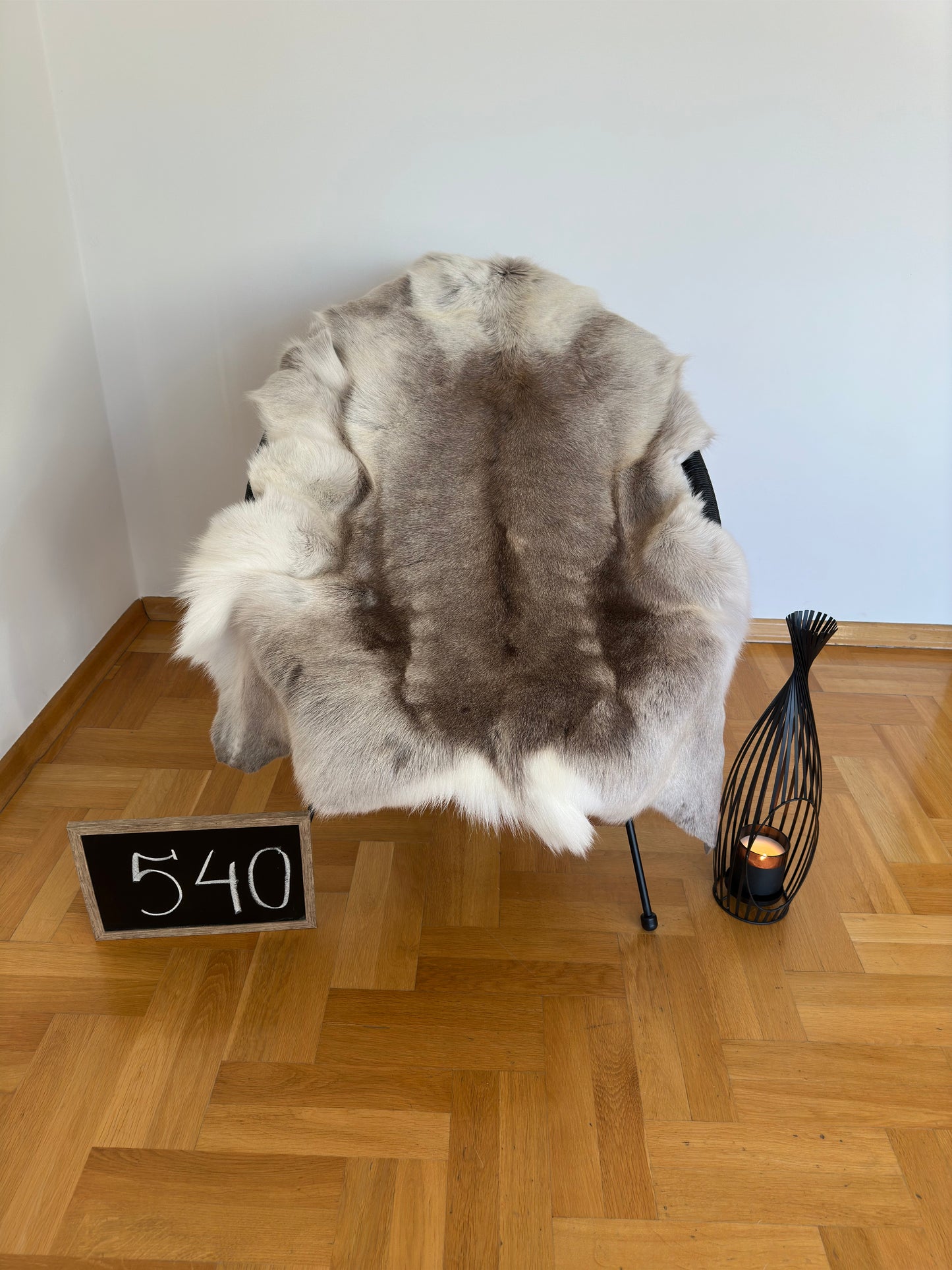 Reindeer Hide Exclusive Unique Giant Size 134 x 110 cm Reindeer Skin #540