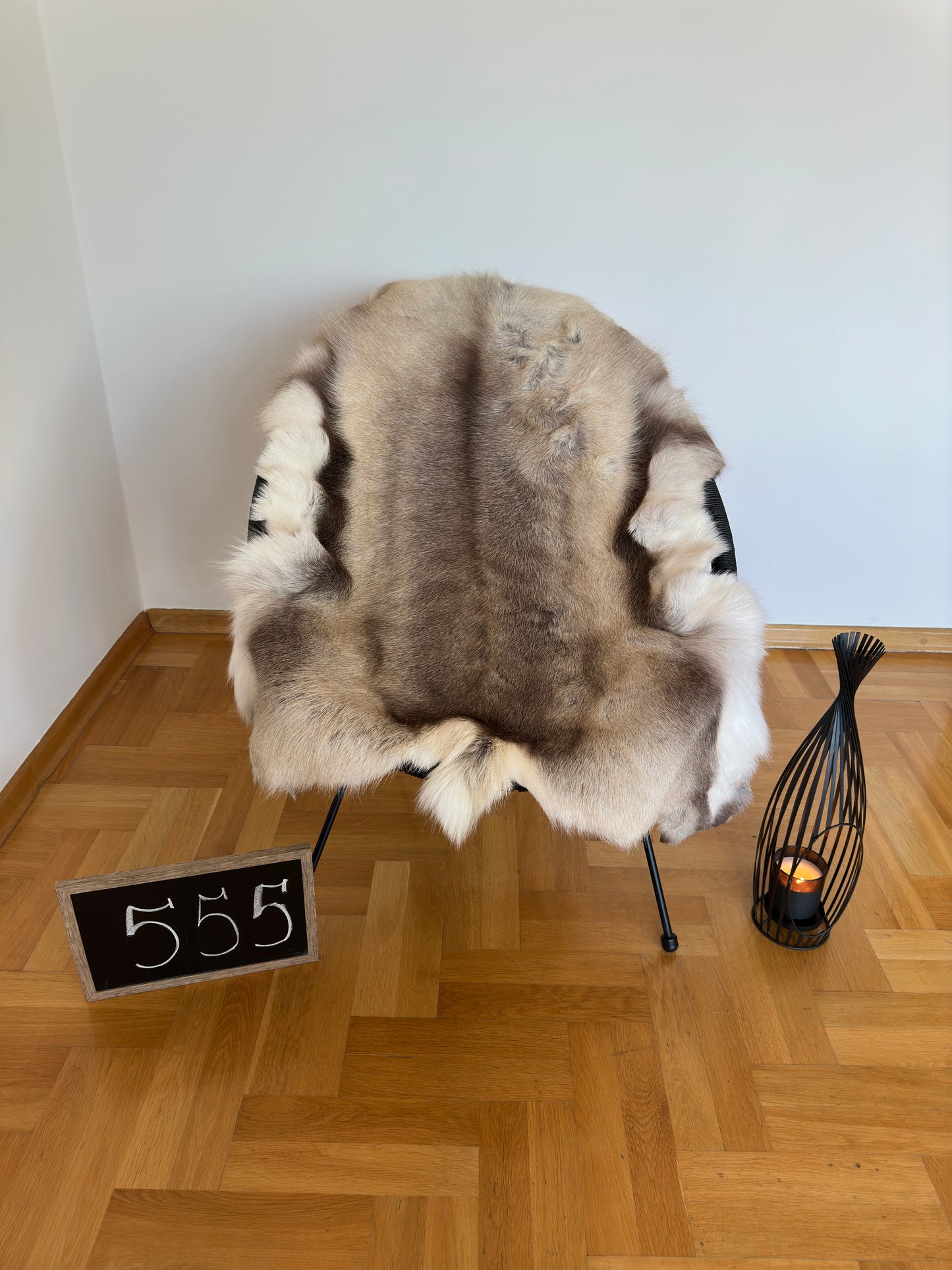 Reindeer Hide Exclusive Unique Giant Size 130 x 102 cm Reindeer Skin #555