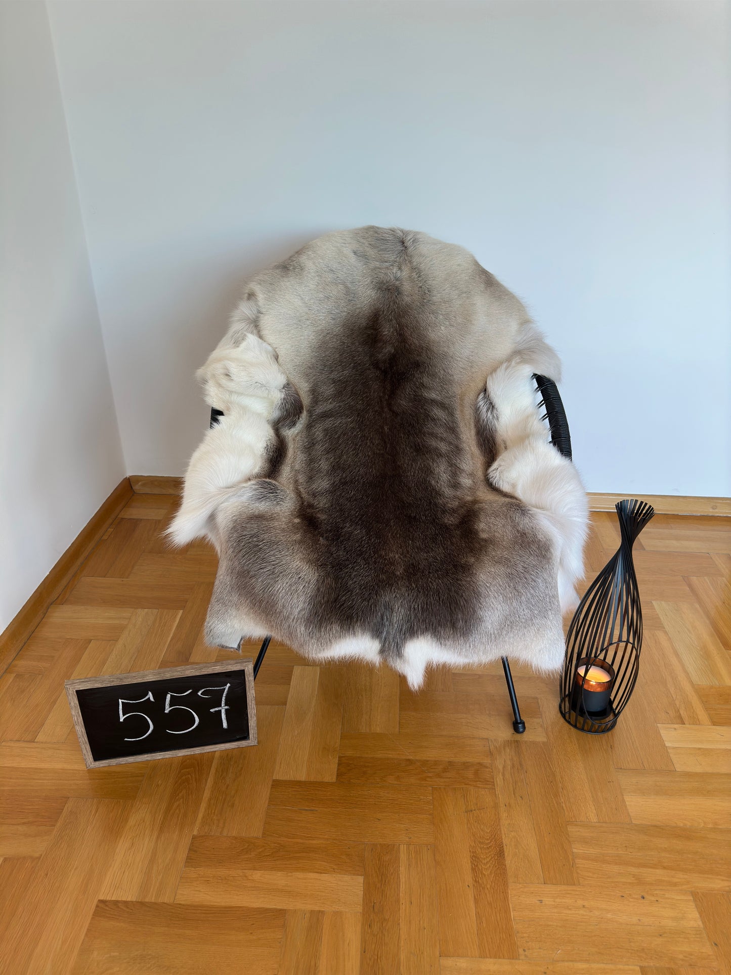 Reindeer Hide Exclusive Unique Giant Size 138 x 111 cm Reindeer Skin #557