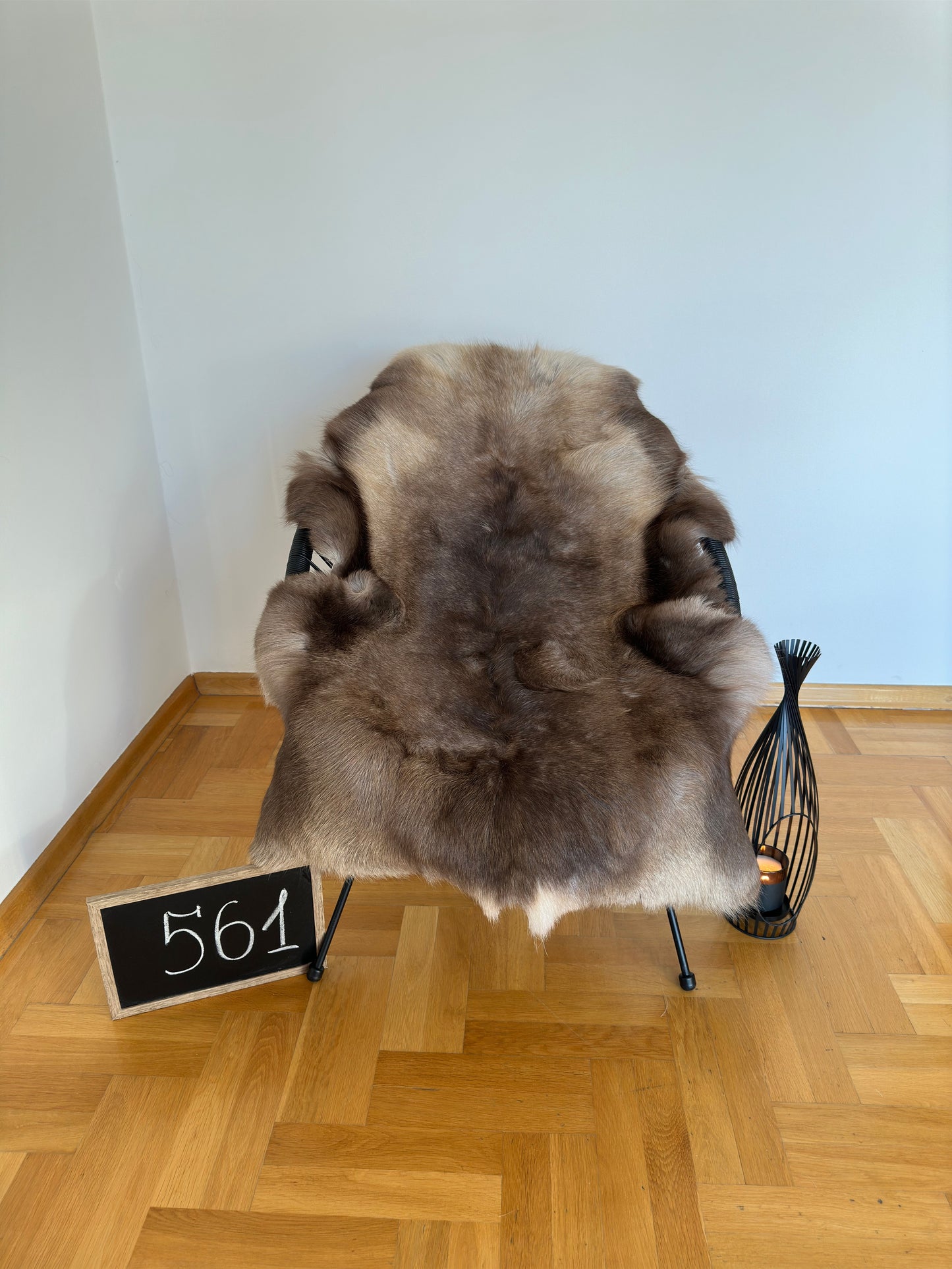 Luxurious Reindeer Hide Unique Giant Size 138 x 115 cm Reindeer Skin #561