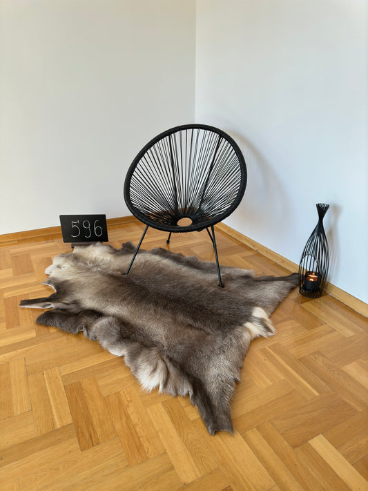 Reindeer Hide Exclusive Unique Giant Size 144 x 120 cm Reindeer Skin #596