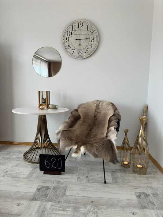 Reindeer Hide Exclusive Unique Giant Size 132 x 102 cm Reindeer Skin #620