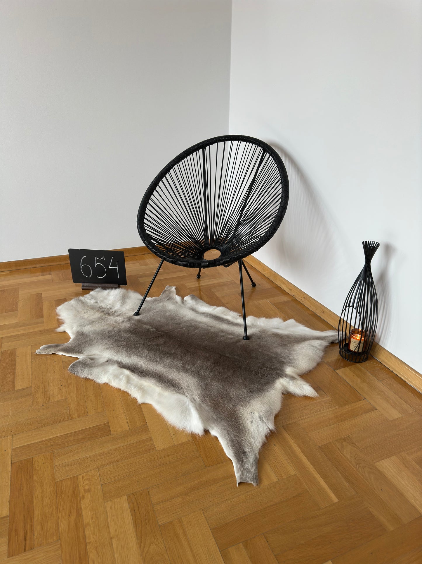 Reindeer Hide Exclusive Unique Giant Size 131 x 98 cm Reindeer Skin #654